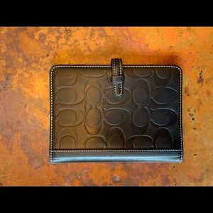 Coach refillable notebook